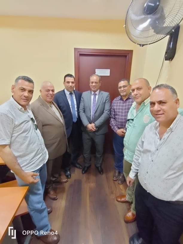 زيارة السيد الاستاذ / انور فوزى رئيس مصلحة الضرائب العقارية لمنطقة الضرائب العقارية بالإسكندرية