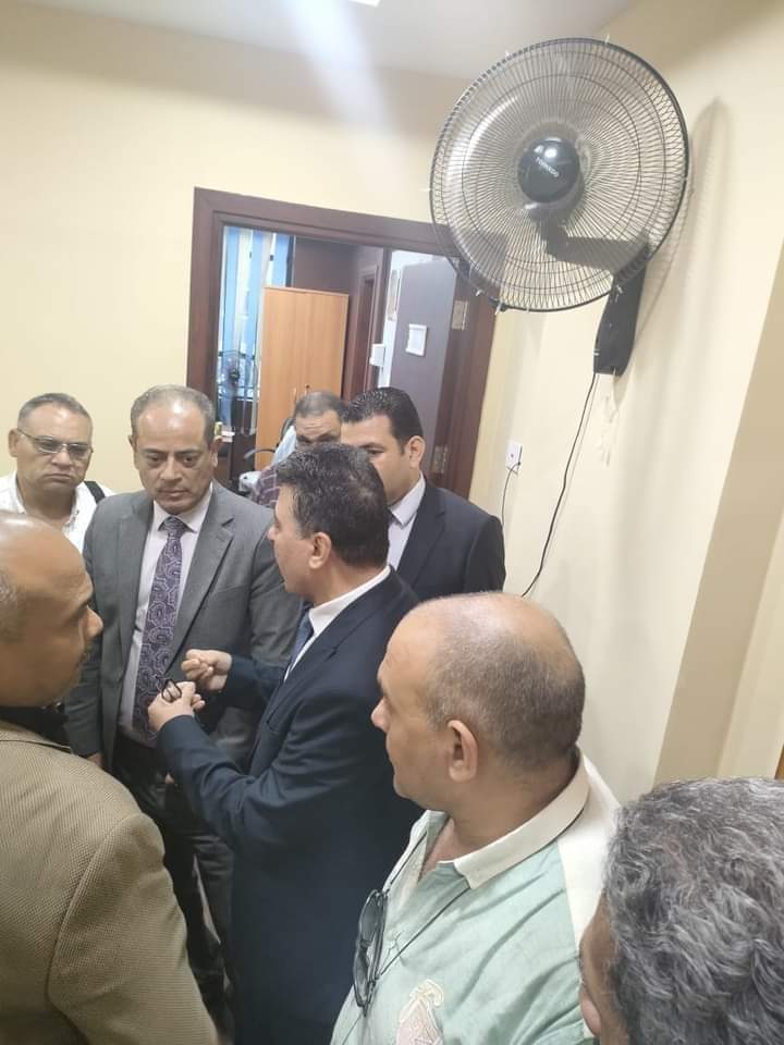 زيارة السيد الاستاذ / انور فوزى رئيس مصلحة الضرائب العقارية لمنطقة الضرائب العقارية بالإسكندرية