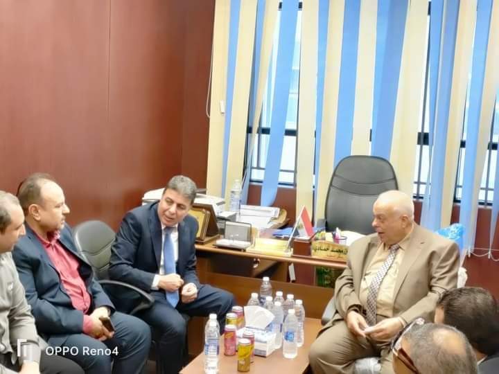 زيارة السيد الاستاذ / انور فوزى رئيس مصلحة الضرائب العقارية لمنطقة الضرائب العقارية بالإسكندرية