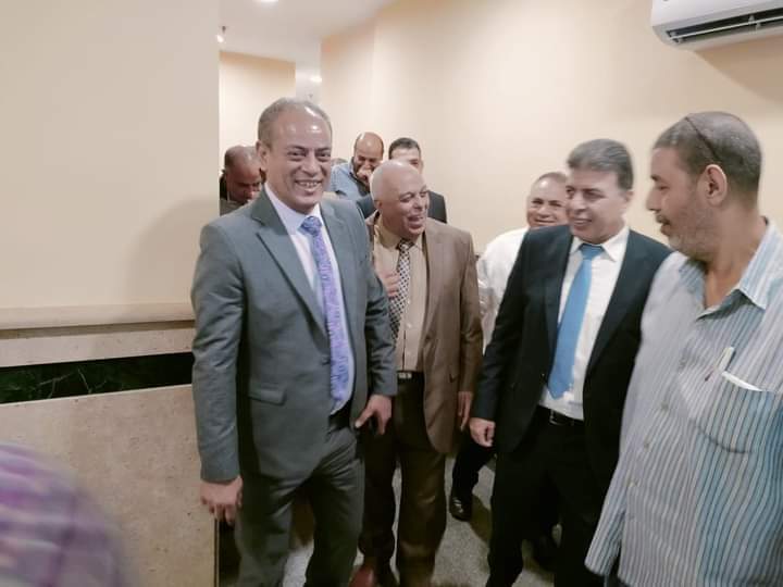 زيارة السيد الاستاذ / انور فوزى رئيس مصلحة الضرائب العقارية لمنطقة الضرائب العقارية بالإسكندرية