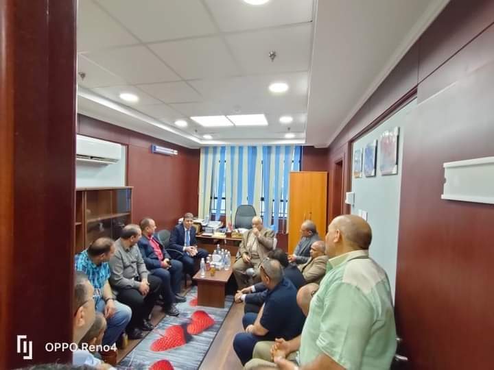 زيارة السيد الاستاذ / انور فوزى رئيس مصلحة الضرائب العقارية لمنطقة الضرائب العقارية بالإسكندرية