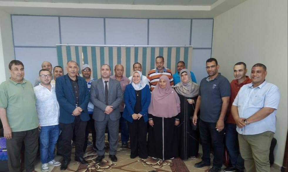 تنفيذ برامج تدريبية في الحجز الإداري والعقارات المبنية والتفتيش بمقر منطقة الضرائب العقارية بجنوب سيناء والأسكندرية